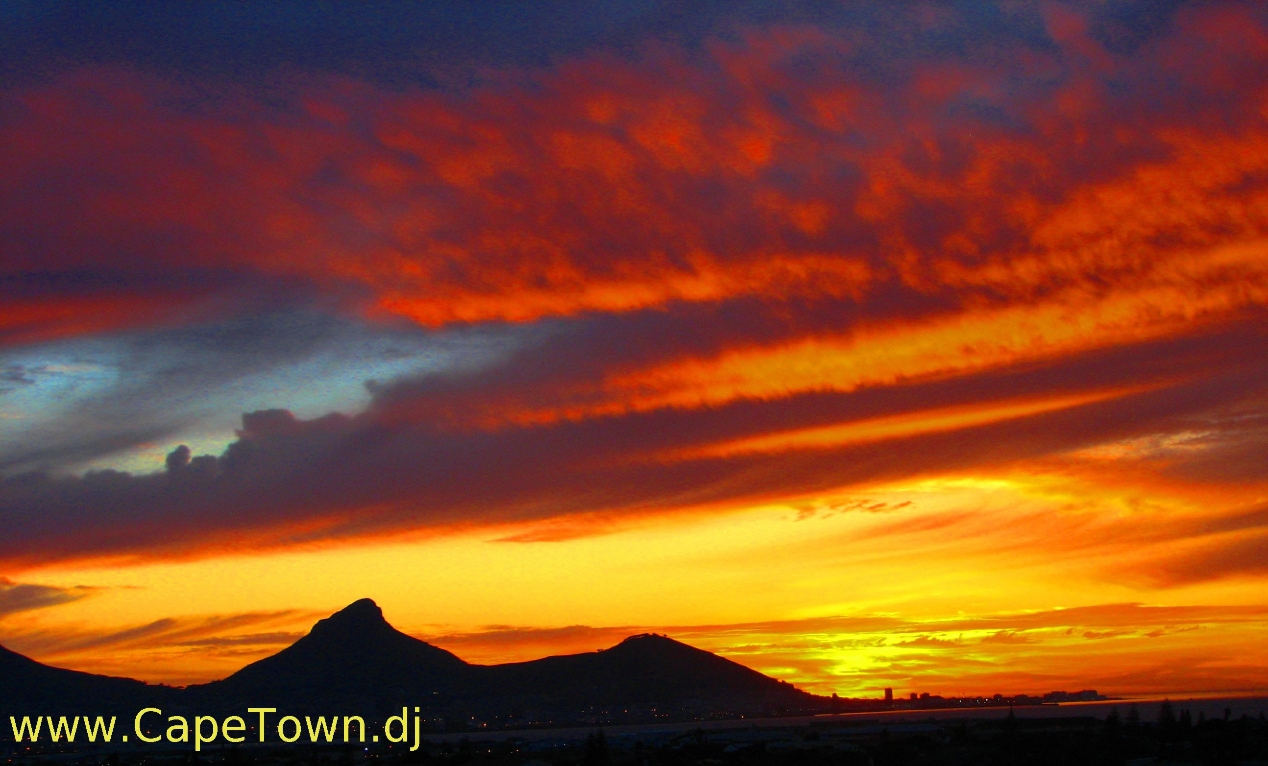 Table Mountain Sunset / October Sunset.JPG